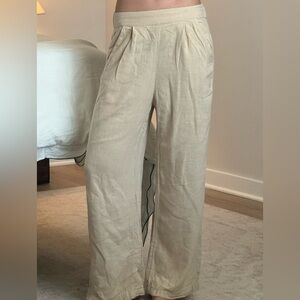 Abercombie Wide Leg Linen Pants Size XS